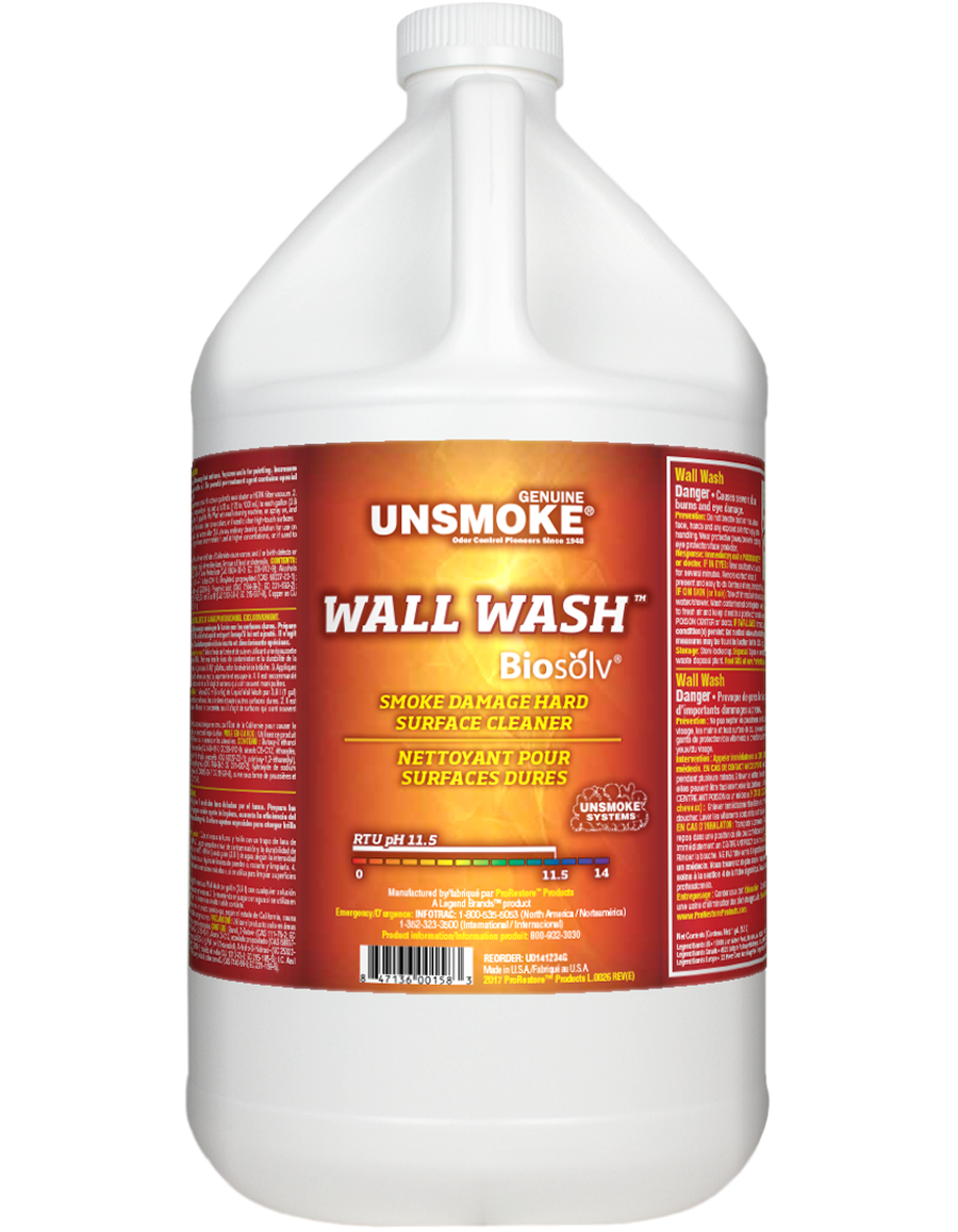 Unsmoke Wall Wash with Biosolv